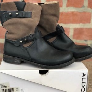 Aldo Woon Moto Boots 8.5